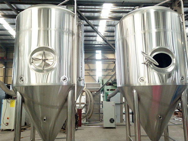 2000 liter stainless steel jacketed beer fermentation tank