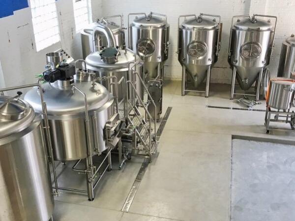 1000L brewery equipment installed in South Korean